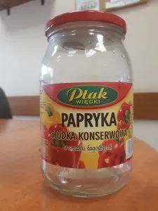Wykrycie substancji alergennej – dwutlenku siarki w produkcie pn. Papryka słodka konserwowa