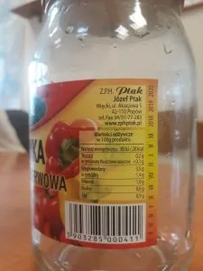 Wykrycie substancji alergennej – dwutlenku siarki w produkcie pn. Papryka słodka konserwowa