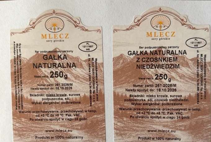 Ser regionalny Gałka Naturalna 250 g