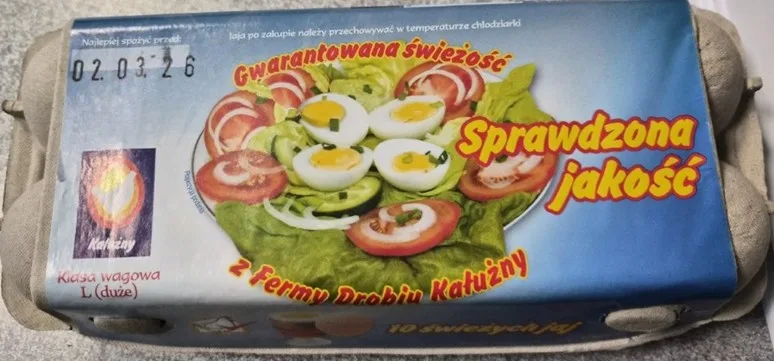 10 Świeżych jaj