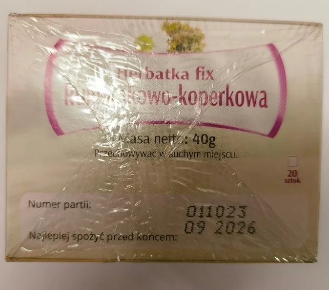 Herbatka fix - numer partii
