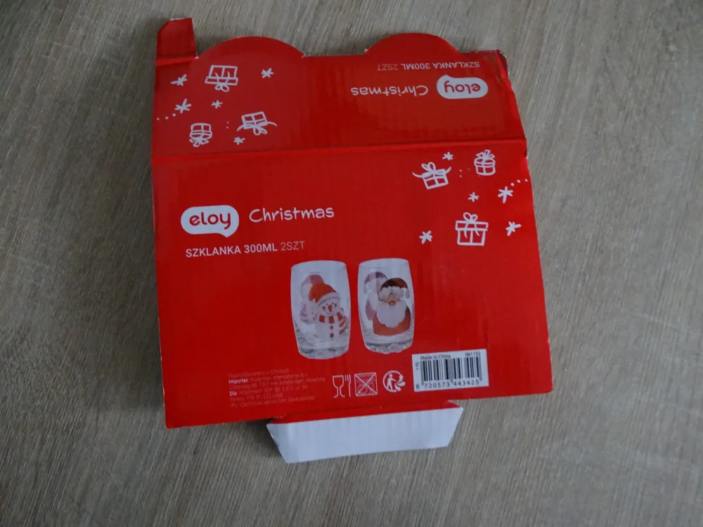 eloy Christmas SZKLANKA 300ML 2 SZT