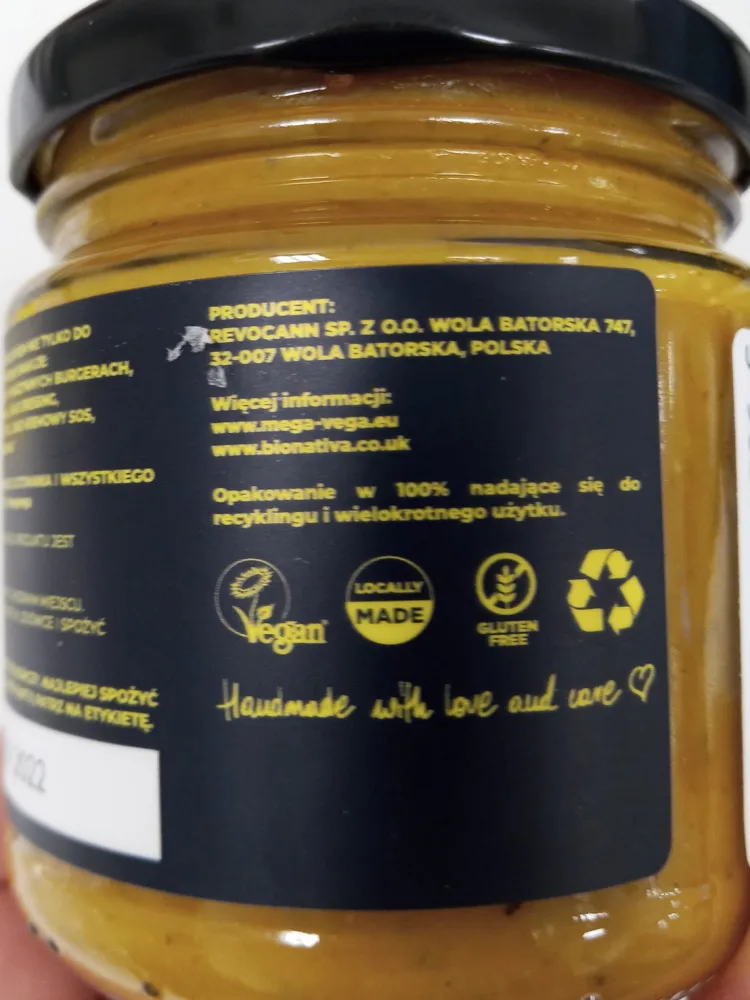 Pasta warzywna śródziemnomorska z pestkami dyni Mega Vega