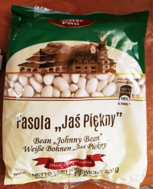opakowanie zawierające fasolę
