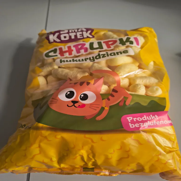Chrupki kukurydziane SMA KOTEK. Produkt bezglutenowy 100 g