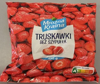 Mroźna Kraina Truskawki bez szypułek, 450 g