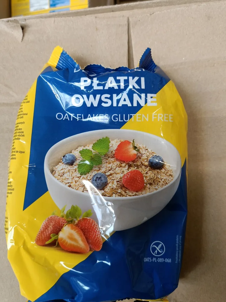 Płatki owsiane - przód opakowania