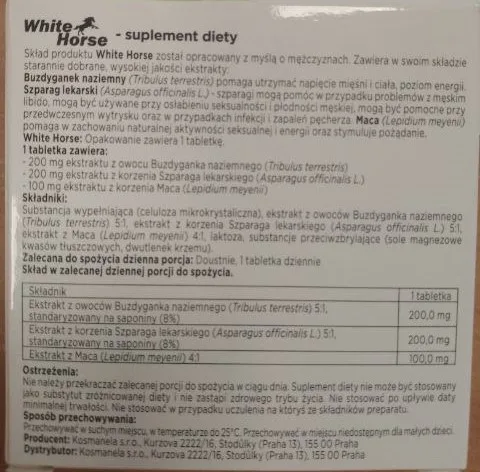 White Horse – suplement diety
