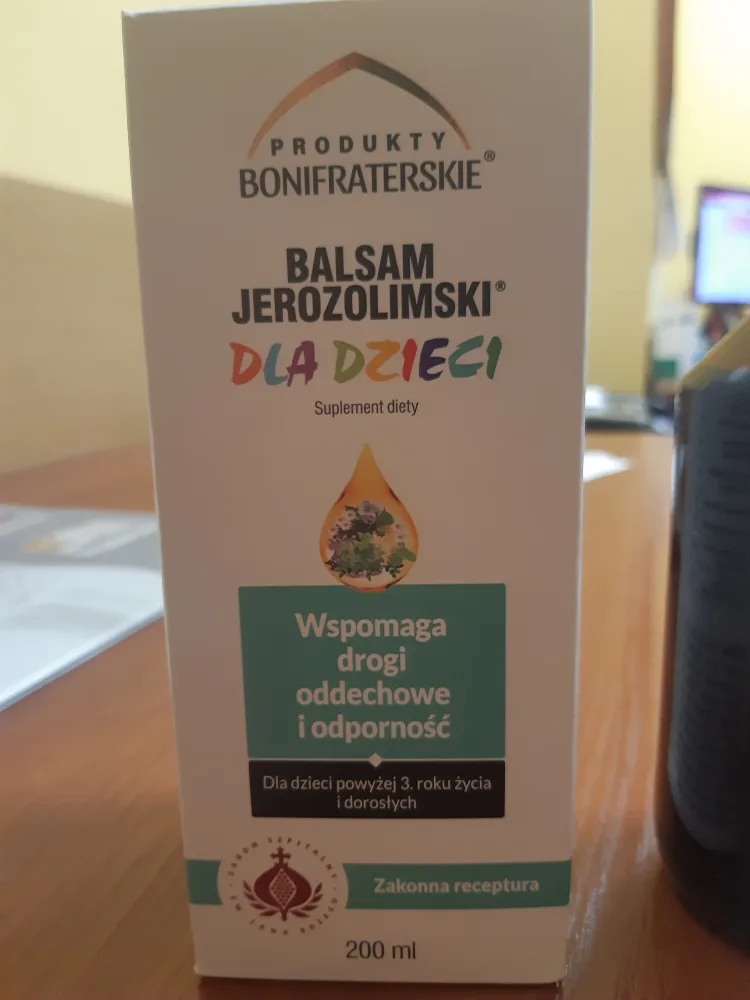 Balsam Jerozolimski dla dzieci” suplement diety 200ml