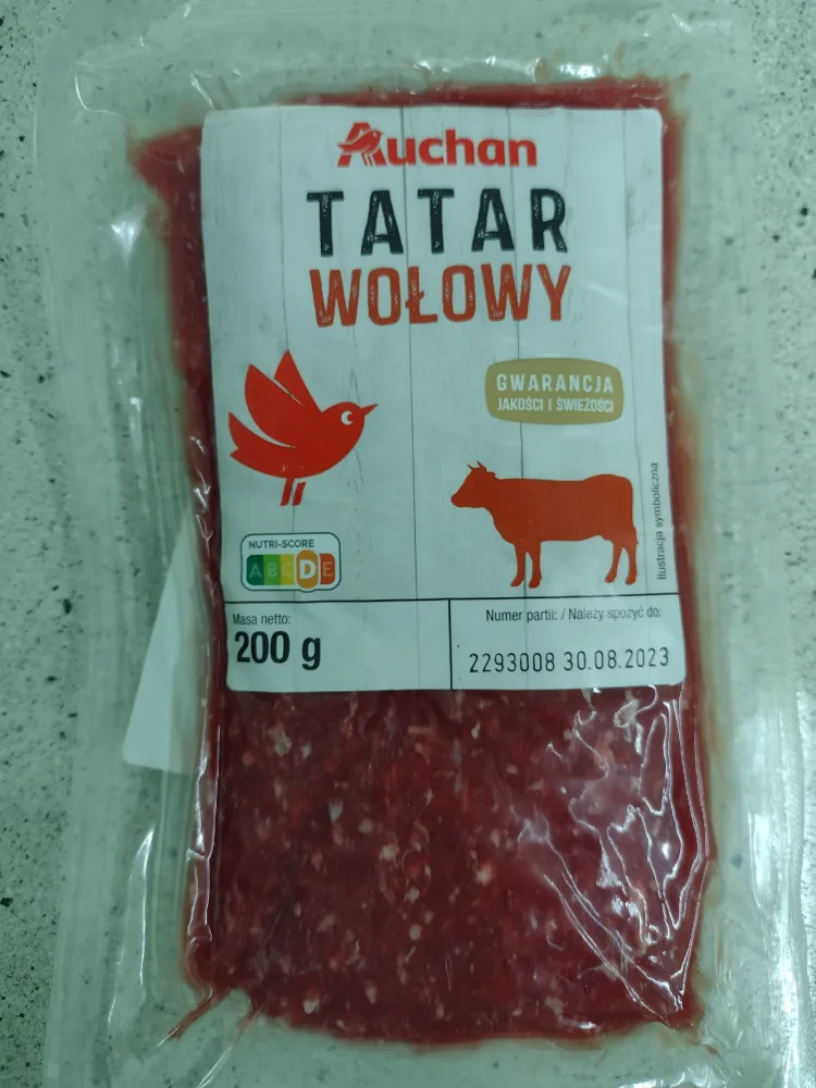 tatar wołowy ostrzeżenie