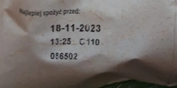 Chipsy warzywne z solą morską data minimalnej trwałości