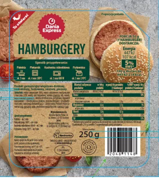 Hamburger wieprzowo-drobiowy, 250 g