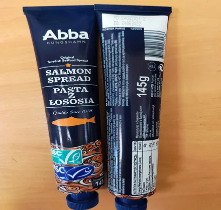 Pasta z łososia 145 g marki Abba