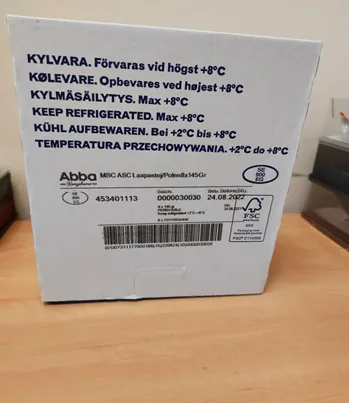 Ostrzeżenie publiczne dotyczące żywności: Wycofanie dwóch partii pasty z łososia 145 g, marki Abba