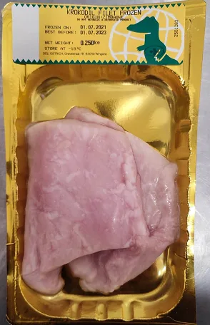 Stek z krokodyla”, 250 g, mrożony