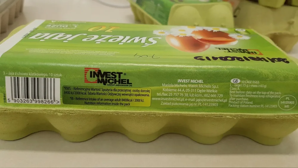 Świeże jaja, L-duże, 10 szt. - INVEST MICHEL