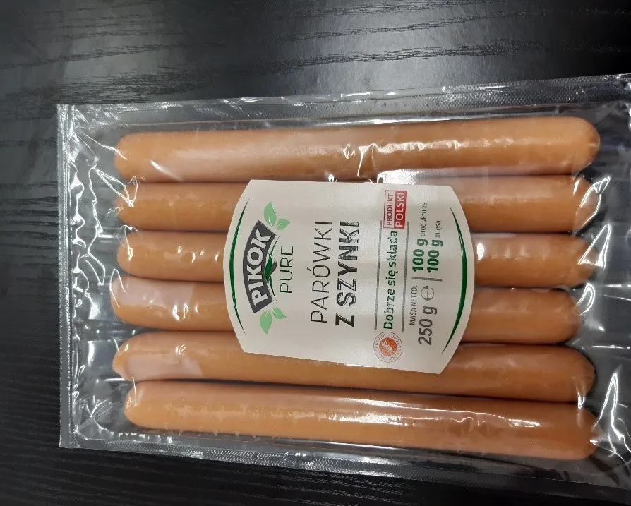 PIKOK PURE PARÓWKI Z SZYNKI 250 g